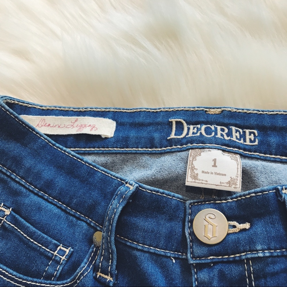 Decree Ombré Skinny Jeans 1 - Picture 3 of 6